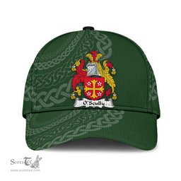 Irish Oscully Coat Of Arms - Irish Family Crest St Patrick's Day Irish Cap