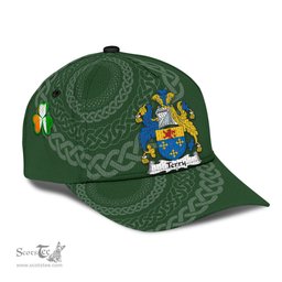 Irish Terry Coat Of Arms - Irish Family Crest St Patrick's Day Irish Cap