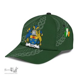 Irish Terry Coat Of Arms - Irish Family Crest St Patrick's Day Irish Cap