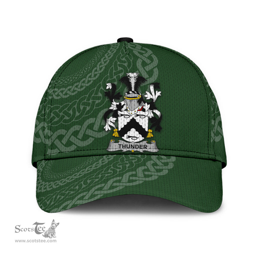 Irish Thunder Coat Of Arms - Irish Family Crest St Patrick's Day Irish Cap