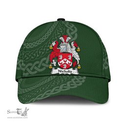 Irish Nicholis Coat Of Arms - Irish Family Crest St Patrick's Day Irish Cap