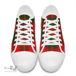 Scottish Crief District Clan Tartan Low Top Shoes - Classic Scottish Plaid Tartan Plaid