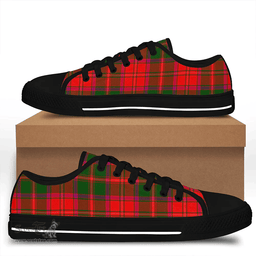 Scottish Crief District Clan Tartan Low Top Shoes - Classic Scottish Plaid Tartan Plaid