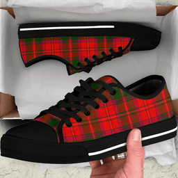 Scottish Crief District Clan Tartan Low Top Shoes - Classic Scottish Plaid Tartan Plaid