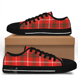 Scottish Duke of Rothesay Modern Clan Tartan Low Top Shoes - Classic Scottish Plaid Tartan Plaid