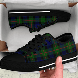 Scottish Gunn Modern Clan Tartan Low Top Shoes - Classic Scottish Plaid Tartan Plaid