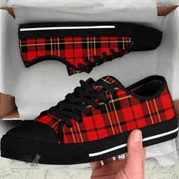 Scottish Brodie Modern Clan Tartan Low Top Shoes - Crest Classic Scottish Plaid Tartan Plaid