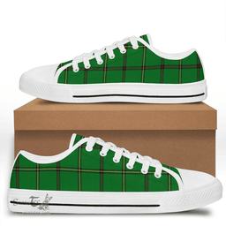 Scottish Don (Tribe-of-Mar) Clan Tartan Low Top Shoes - Crest Classic Scottish Plaid Tartan Plaid