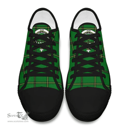 Scottish Don (Tribe-of-Mar) Clan Tartan Low Top Shoes - Crest Classic Scottish Plaid Tartan Plaid