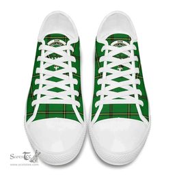 Scottish Don (Tribe-of-Mar) Clan Tartan Low Top Shoes - Crest Classic Scottish Plaid Tartan Plaid