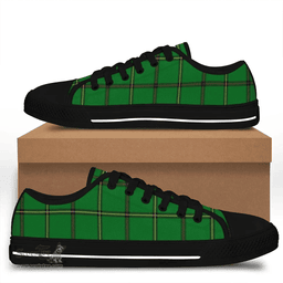 Scottish Don (Tribe-of-Mar) Clan Tartan Low Top Shoes - Crest Classic Scottish Plaid Tartan Plaid