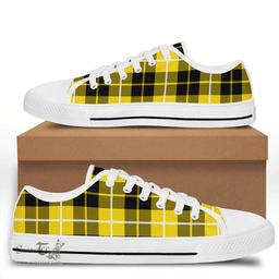 Scottish Barclay Dress Modern Clan Tartan Low Top Shoes - Crest Classic Scottish Plaid Tartan Plaid