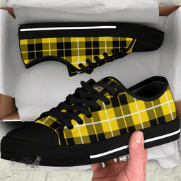 Scottish Barclay Dress Modern Clan Tartan Low Top Shoes - Crest Classic Scottish Plaid Tartan Plaid