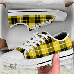 Scottish Barclay Dress Modern Clan Tartan Low Top Shoes - Crest Classic Scottish Plaid Tartan Plaid