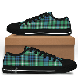 Scottish Graham of Montrose Ancient Clan Tartan Low Top Shoes - Crest Classic Scottish Plaid Tartan Plaid