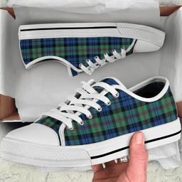 Scottish Baillie Ancient Clan Tartan Low Top Shoes - Crest Classic Scottish Plaid Tartan Plaid