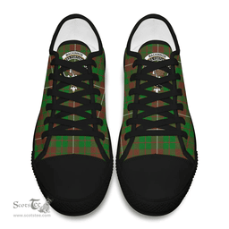 Scottish MacKinnon Hunting Modern Clan Tartan Low Top Shoes - Crest Classic Scottish Plaid Tartan Plaid