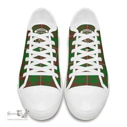Scottish MacKinnon Hunting Modern Clan Tartan Low Top Shoes - Crest Classic Scottish Plaid Tartan Plaid