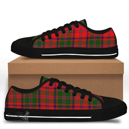 Scottish Stewart of Appin Modern Clan Tartan Low Top Shoes - Crest Classic Scottish Plaid Tartan Plaid