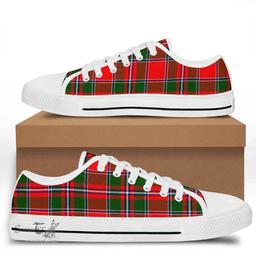 Scottish Spens Modern Clan Tartan Low Top Shoes - Crest Classic Scottish Plaid Tartan Plaid