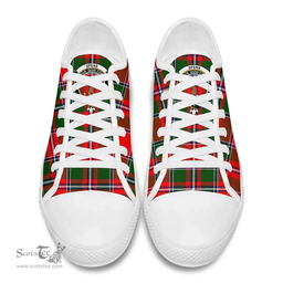 Scottish Spens Modern Clan Tartan Low Top Shoes - Crest Classic Scottish Plaid Tartan Plaid