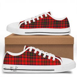 Scottish Matheson Modern Clan Tartan Low Top Shoes - Crest Classic Scottish Plaid Tartan Plaid