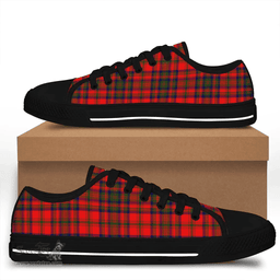 Scottish Matheson Modern Clan Tartan Low Top Shoes - Crest Classic Scottish Plaid Tartan Plaid