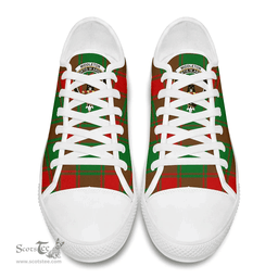 Scottish Middleton Modern Clan Tartan Low Top Shoes - Crest Classic Scottish Plaid Tartan Plaid