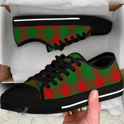 Scottish Middleton Modern Clan Tartan Low Top Shoes - Crest Classic Scottish Plaid Tartan Plaid