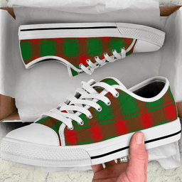 Scottish Middleton Modern Clan Tartan Low Top Shoes - Crest Classic Scottish Plaid Tartan Plaid
