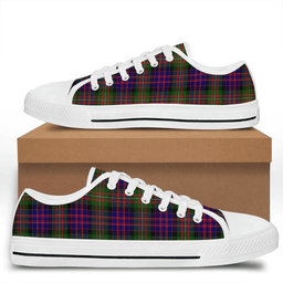 Scottish MacDonnell of Glengarry Modern Clan Tartan Low Top Shoes - Crest Classic Scottish Plaid Tartan Plaid