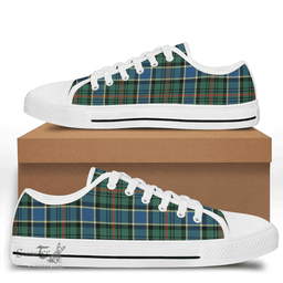 Scottish Ogilvie Hunting Ancient Clan Tartan Low Top Shoes - Crest Classic Scottish Plaid Tartan Plaid