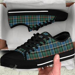Scottish Ogilvie Hunting Ancient Clan Tartan Low Top Shoes - Crest Classic Scottish Plaid Tartan Plaid