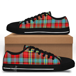 Scottish Ogilvie Clan Tartan Low Top Shoes - Crest Classic Scottish Plaid Tartan Plaid