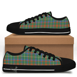 Scottish MacKintosh Hunting Ancient Clan Tartan Low Top Shoes - Crest Classic Scottish Plaid Tartan Plaid