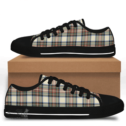 Scottish Stewart Dress Ancient Clan Tartan Low Top Shoes - Crest Classic Scottish Plaid Tartan Plaid