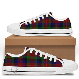Scottish Tennant Clan Tartan Low Top Shoes - Crest Classic Scottish Plaid Tartan Plaid