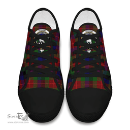 Scottish Tennant Clan Tartan Low Top Shoes - Crest Classic Scottish Plaid Tartan Plaid