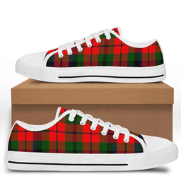 Scottish MacNaughton Modern Clan Tartan Low Top Shoes - Crest Classic Scottish Plaid Tartan Plaid