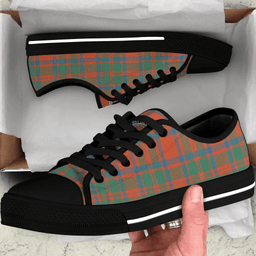 Scottish MacKintosh Ancient Clan Tartan Low Top Shoes - Crest Classic Scottish Plaid Tartan Plaid