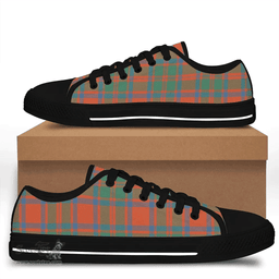 Scottish MacKintosh Ancient Clan Tartan Low Top Shoes - Crest Classic Scottish Plaid Tartan Plaid