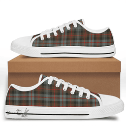 Scottish Murray of Atholl Weathered Clan Tartan Low Top Shoes - Crest Classic Scottish Plaid Tartan Plaid