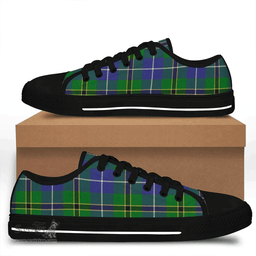 Scottish Turnbull Hunting Clan Tartan Low Top Shoes - Crest Classic Scottish Plaid Tartan Plaid