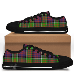 Scottish MacDonald of Clanranald Clan Tartan Low Top Shoes - Crest Classic Scottish Plaid Tartan Plaid