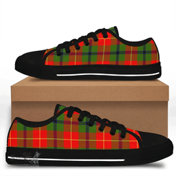 Scottish Turnbull Dress Clan Tartan Low Top Shoes - Crest Classic Scottish Plaid Tartan Plaid