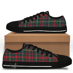 Scottish MacKintosh Hunting Modern Clan Tartan Low Top Shoes - Crest Classic Scottish Plaid Tartan Plaid