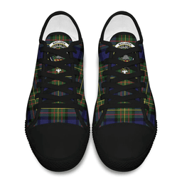 Scottish MacLaren Modern Clan Tartan Low Top Shoes - Crest Classic Scottish Plaid Tartan Plaid