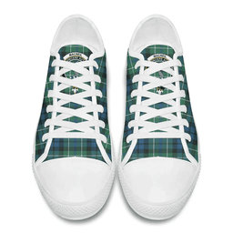 Scottish MacNeill of Colonsay Ancient Clan Tartan Low Top Shoes - Crest Classic Scottish Plaid Tartan Plaid
