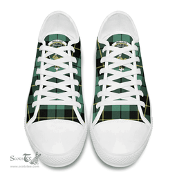 Scottish Wallace Hunting Ancient Clan Tartan Low Top Shoes - Crest Classic Scottish Plaid Tartan Plaid