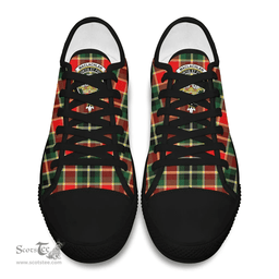Scottish MacLachlan Hunting Modern Clan Tartan Low Top Shoes - Crest Classic Scottish Plaid Tartan Plaid